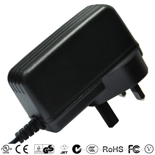 15W Vertical Type of Switching Power Adapter with CE/UL/GS/PSE/EMC